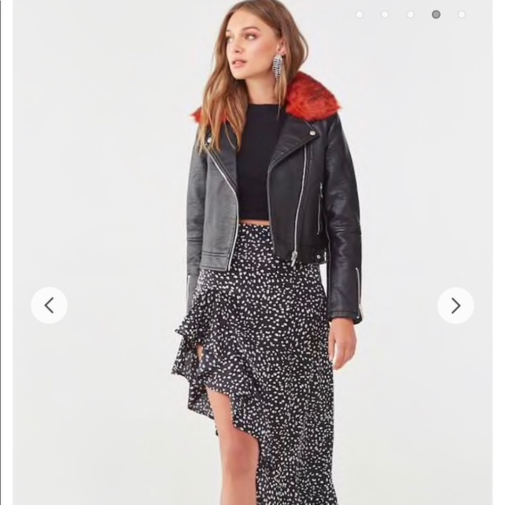 Forever 21 Faux Leather Moto Jacket NWT